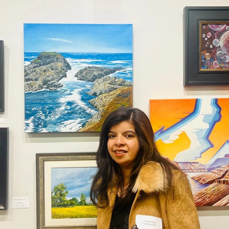 Abstract colorful paint splash